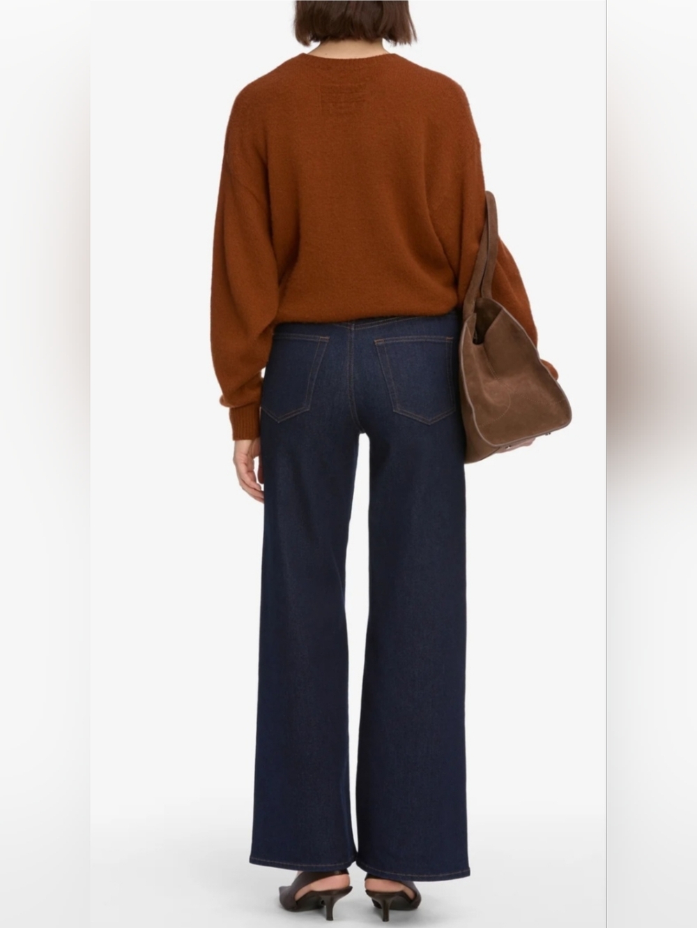 FRAME - Le Slim Palazzo - Sz 29 Denim Wide-Leg Jeans - NWT - Picture 4 of 11